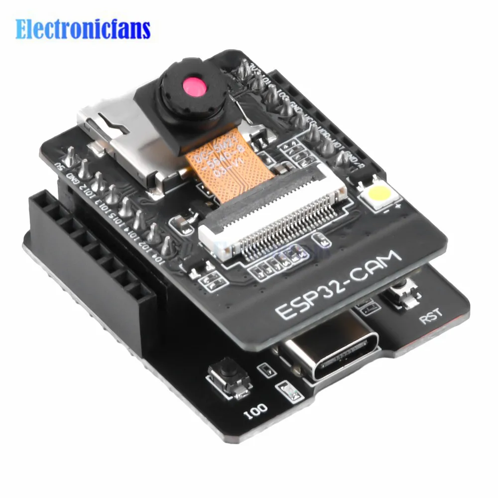 ESP32-CAM-MB Entwicklungsboard, Testplatine mit serieller Schnittstelle, CH340C, Typ-C-Schnittstelle, Erweiterungsmodul zum Brennen von Firmware für Elektronik. – Detail 14