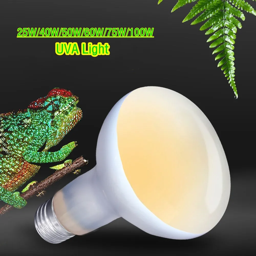 220V Reptile Lamp UVA Turtle Basking UV Light Bulbs Lizard Reptile Daylight Lamp Amphibians Temperature Controller 파충류 사육장