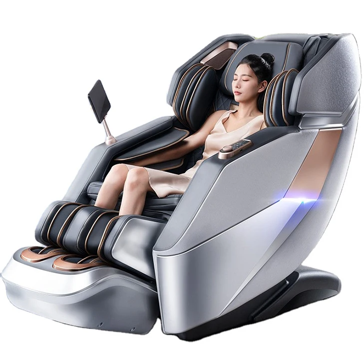 Modern Recliner Gravity Electric Massage Chair 4D Shiatsu SL Track Heating Sillon De Masaje For Full Body Comfort