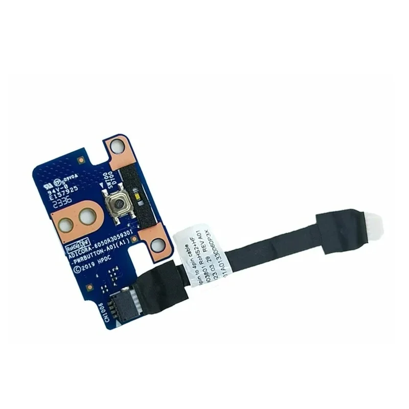N+ Power Switch Sub Board, Built-in Small Board Compatible with for Laptops, Part Number: 6050A3059301