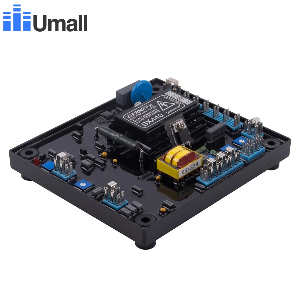 

2019 black AVR SX440 Automatic Voltage Regulator Alternator Stabilizer Universal Diesel Generator Part