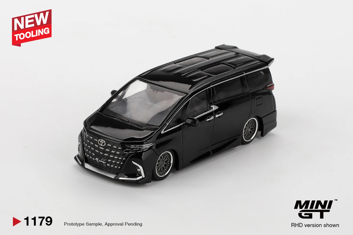 MINIGT 1/64 Toyota Alphard Vellfire 40 KUHL MGT01179-CH Cars Alloy Diecast Metal Model Kids Toys Boys