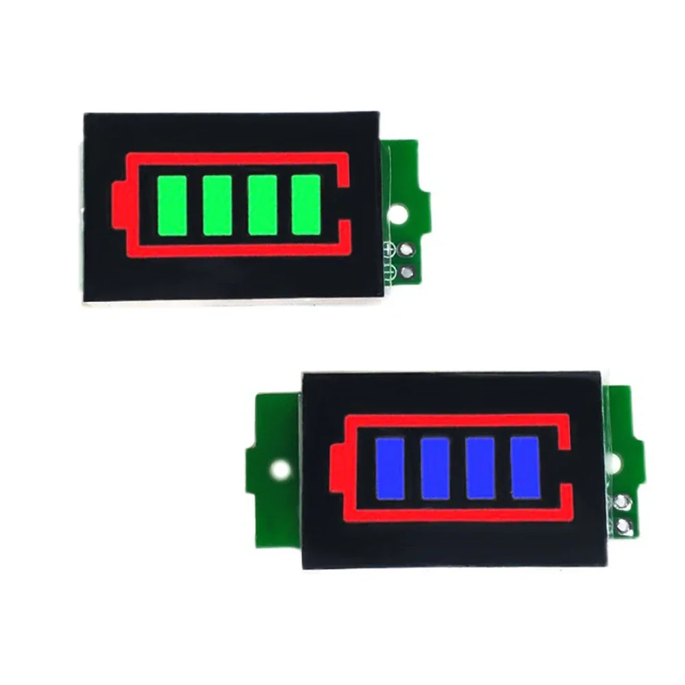 리튬 배터리 연료 게이지 디스플레이 모듈, 3 스트링 LED 리튬 배터리 팩 표시기 보드 모듈, 1S-8S, 3-34V