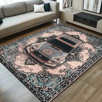 Bohe Car Carpet Living Room Light Luxury Retro Persian Carpet Bedroom Thickened Full Carpet Homestay Decorative Carpet Creative