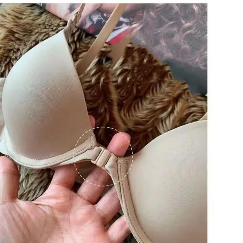 Nahtlose Push-Up Bh Verschluss Vorne Bhs Für Frauen Kleine Tasse Nicht-draht Büstenhalter Sexy Dessous Weibliche S-XL Unterwäsche dessous