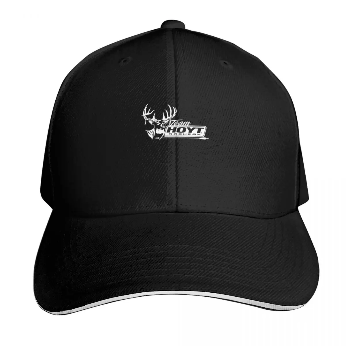 HOYT ARCHERY LOGO CROSSBOW ARROW BOW Baseball Cap Cotton Twill Breathable Contrast Two Tone Brim Snapback Flat Bill