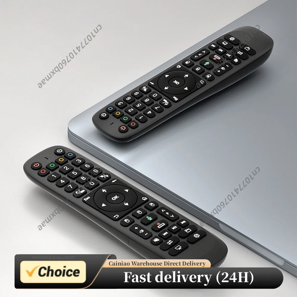 Universal TV Control and Setup Gyroscopic Sensing 2.4G BT Dual Mode Backlit Remote for Android TV Box Smart TV PC Projector