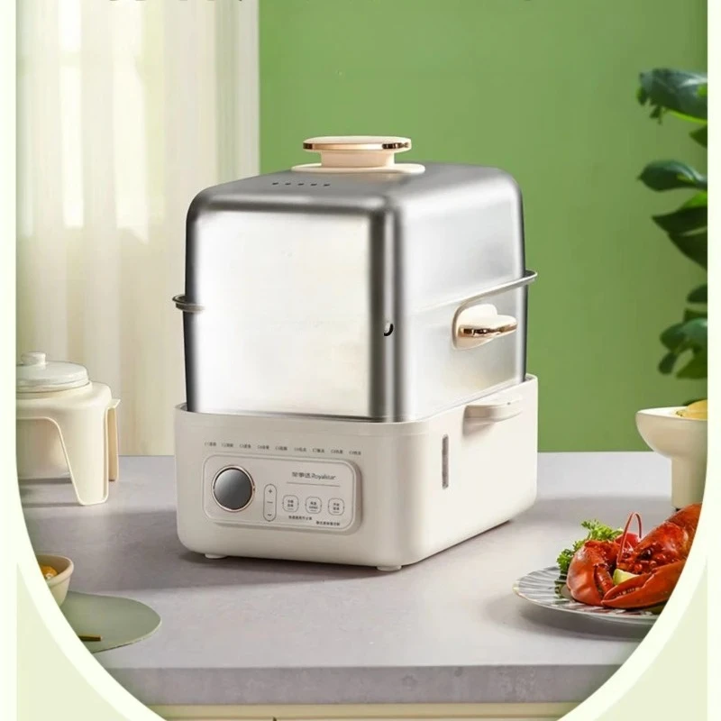 

Electric Steamer Household Small Multi-Functional Electric Steam Box Two-Layer Steam Pot Breakfast Machine