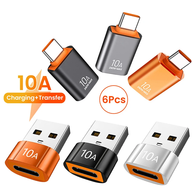 10A 3.0 Adapter danych typu C OTG USB C konwerter żeński na USB do macbooka Xiaomi Samsung S20 szybkie złącze OTG