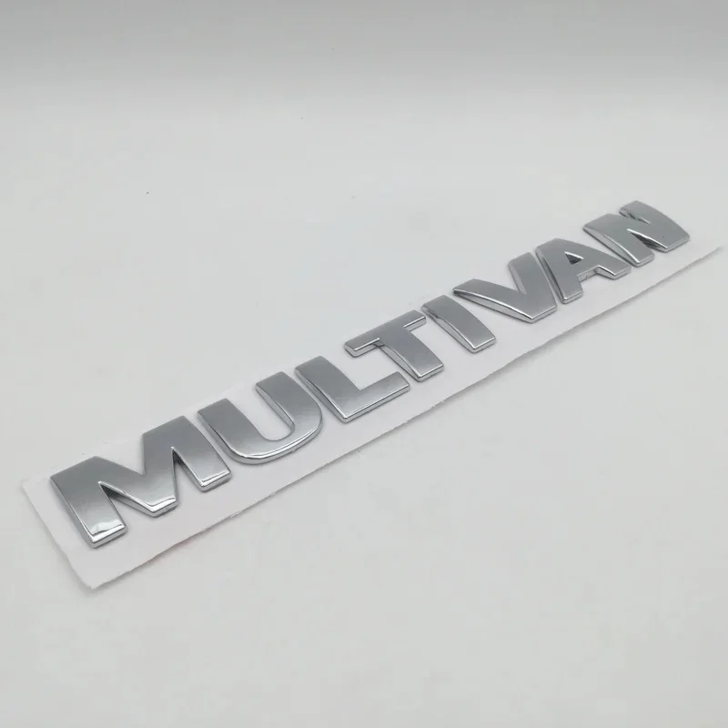 1pcs 3D ABS high quality for MULTIVAN car Emblem Fender side Rear tail trunk badge sticker Decal styling auto Accessories