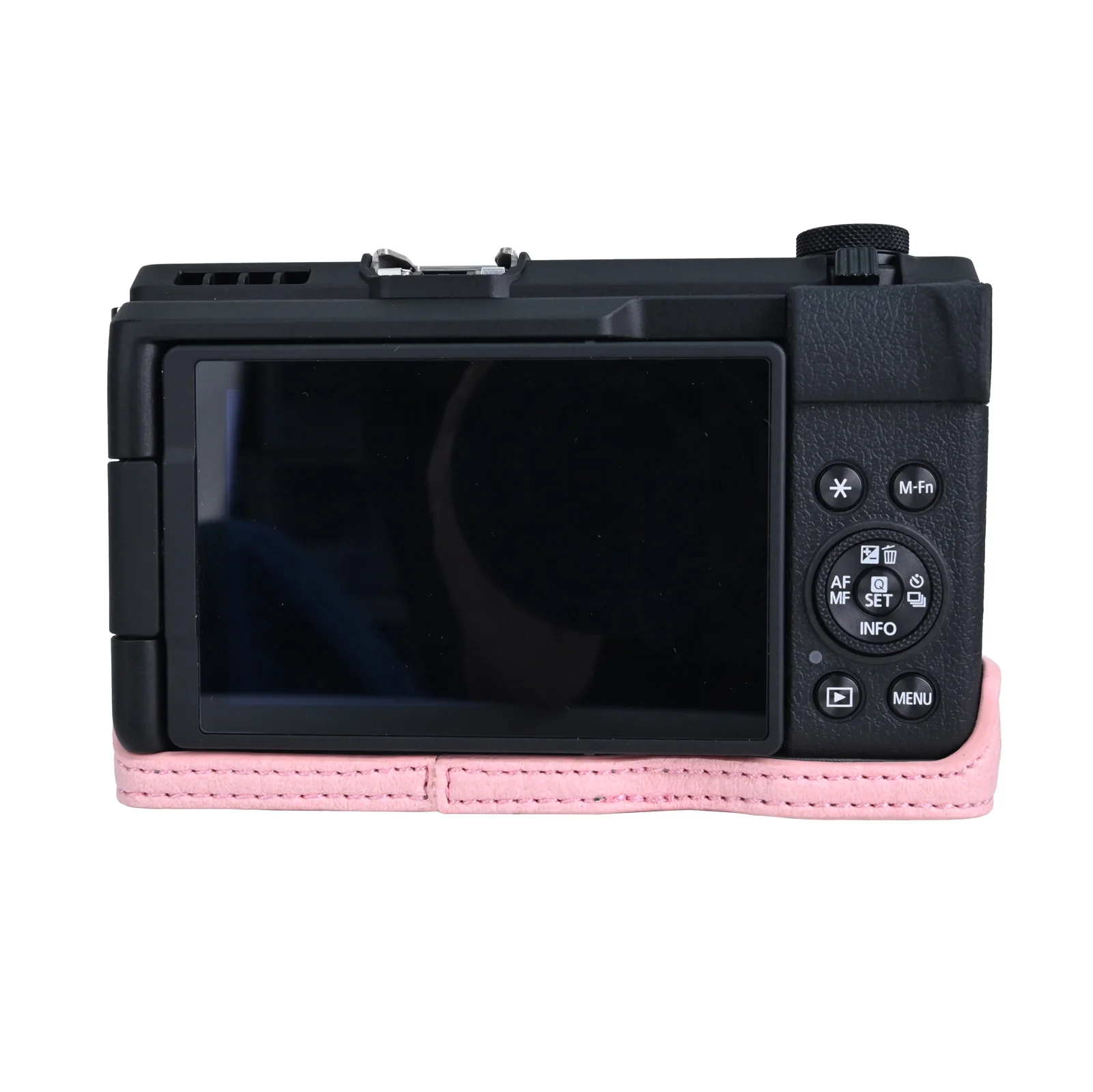 نصف حافظة جلدية لقبضة حماية كاميرا Canon PowerShot V1