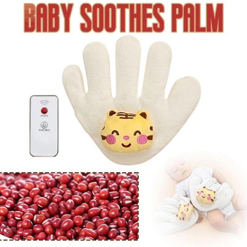 MAKE-Baby Startle Prevention Hand Glove,เด็กน่ารัก Soothing Palm,หมอนเด็กไฟฟ้า,การ์ตูน Baby Startle Prevention หมอน
