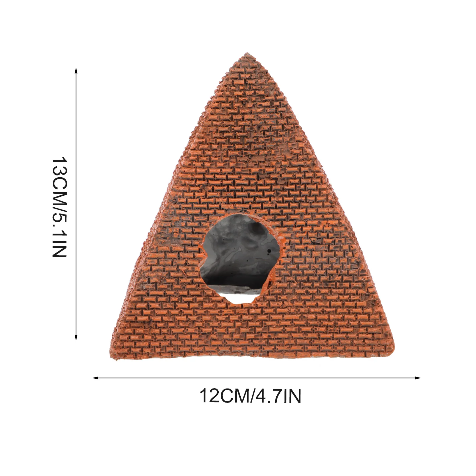 

Resin Fish Tank Pyramid Aquarium Decor Lifelike Realistic Ornament Landscape Accessory Aquarium Landscaping Ornament