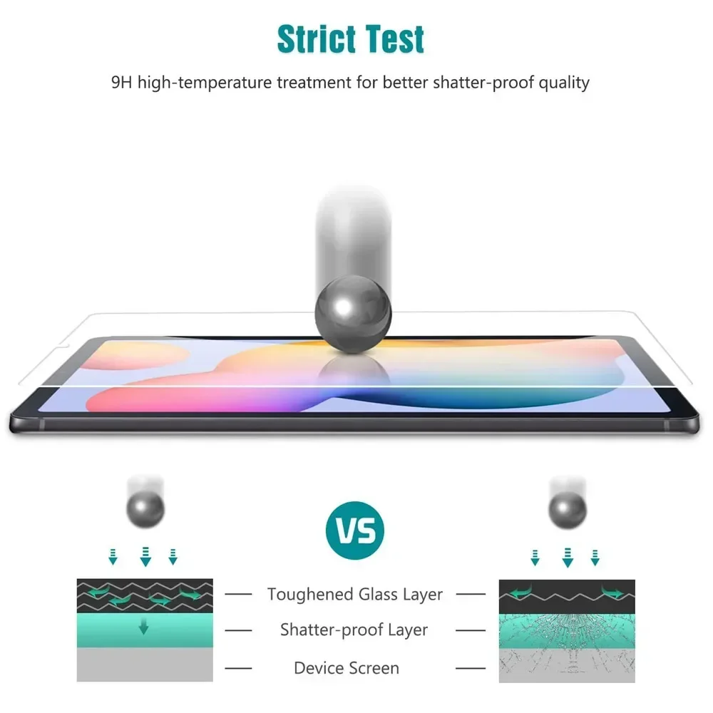 3Pcs  Glass Protector for Teclast T50 P25T T30 T40 M40 Plus Pro Air Screen Protector P30S P20 P20HD P30HD M30 M40SE Glass Films