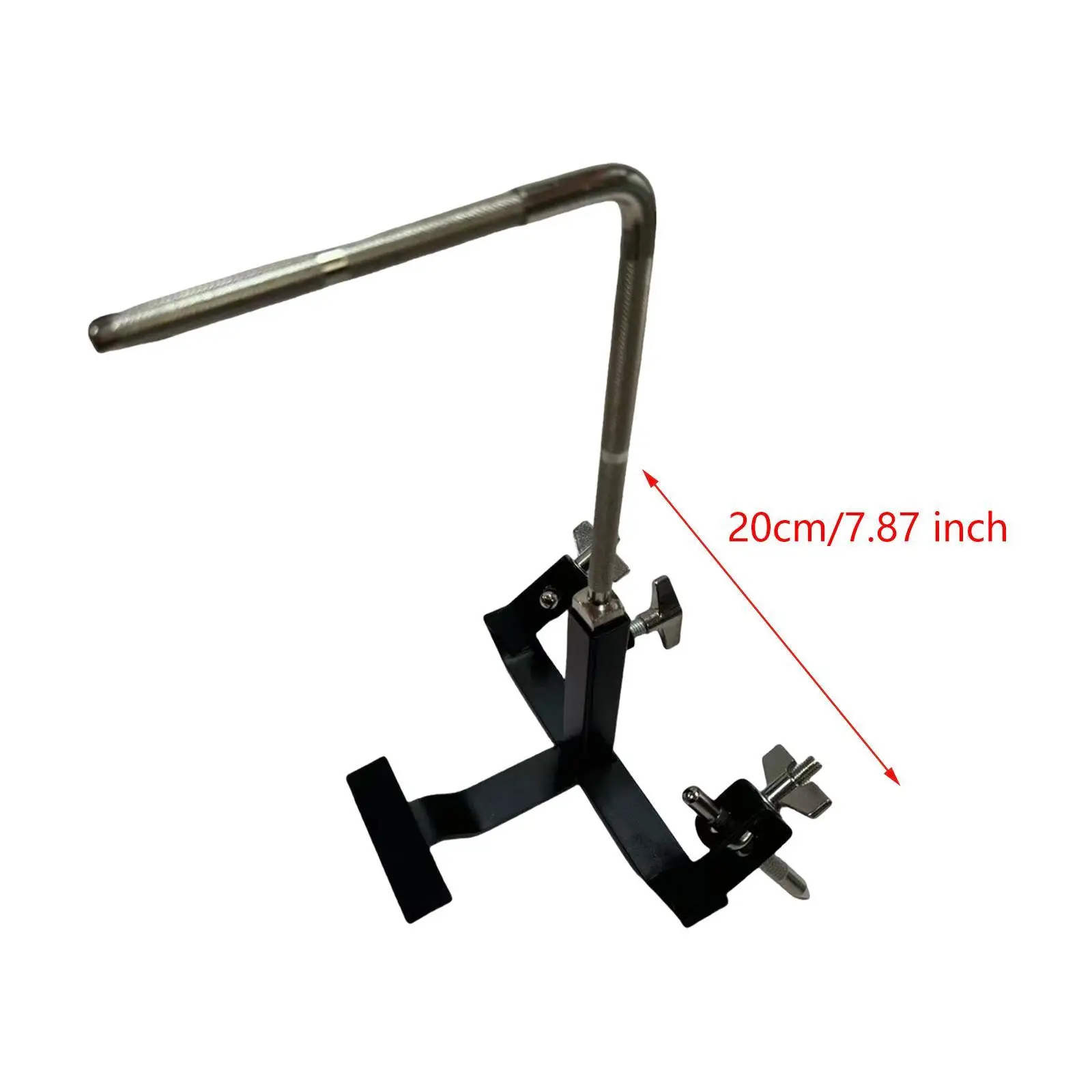 Percussiepedaalbevestiging, koebelklem, metalen percussiehouder, drumpedaalbevestiging voor accessoire voor basdrumpedalen