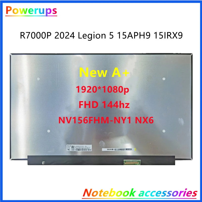 New A+ Laptop LCD/LED Screen/Display For Lenovo R7000P 2024 Legion 5 15APH9 83EG 15IRX9 83JJ IPS FHD 144HZ LP156WFG-SPF2