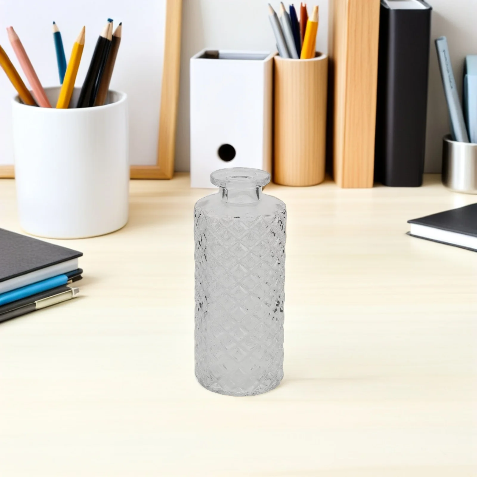 

6Pcs Nordic Style Vase Set Transparent Glass Mini Vases for Flowers Modern Minimalist Bud Pot Decorative Table Centerpieces