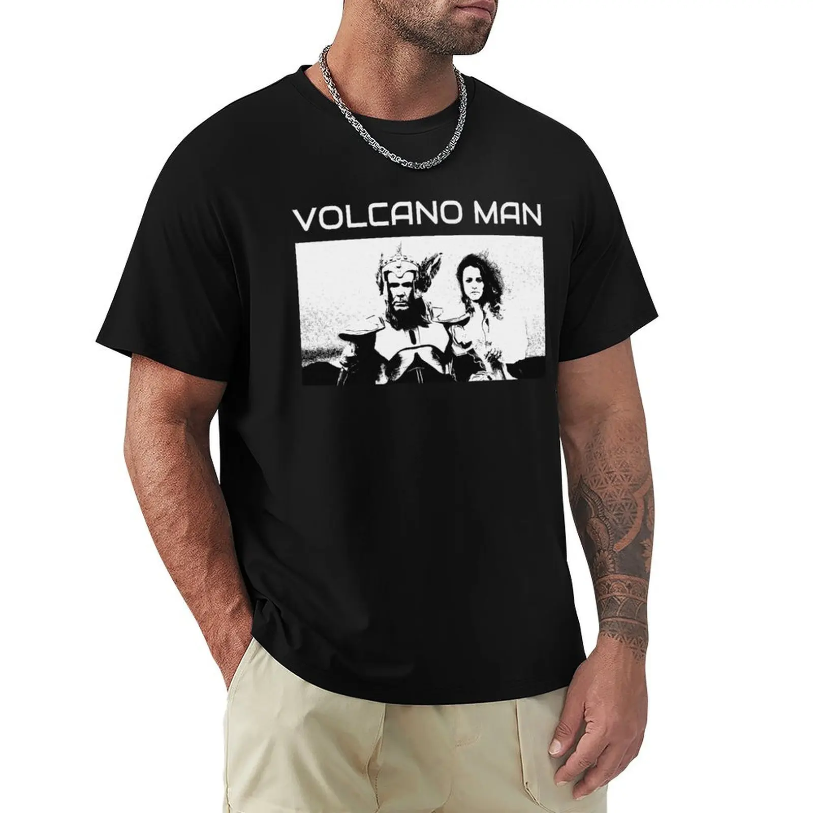 Volcano man T-Shirt anime tshirt hippie clothes custom t shirt cute tops T-shirt men