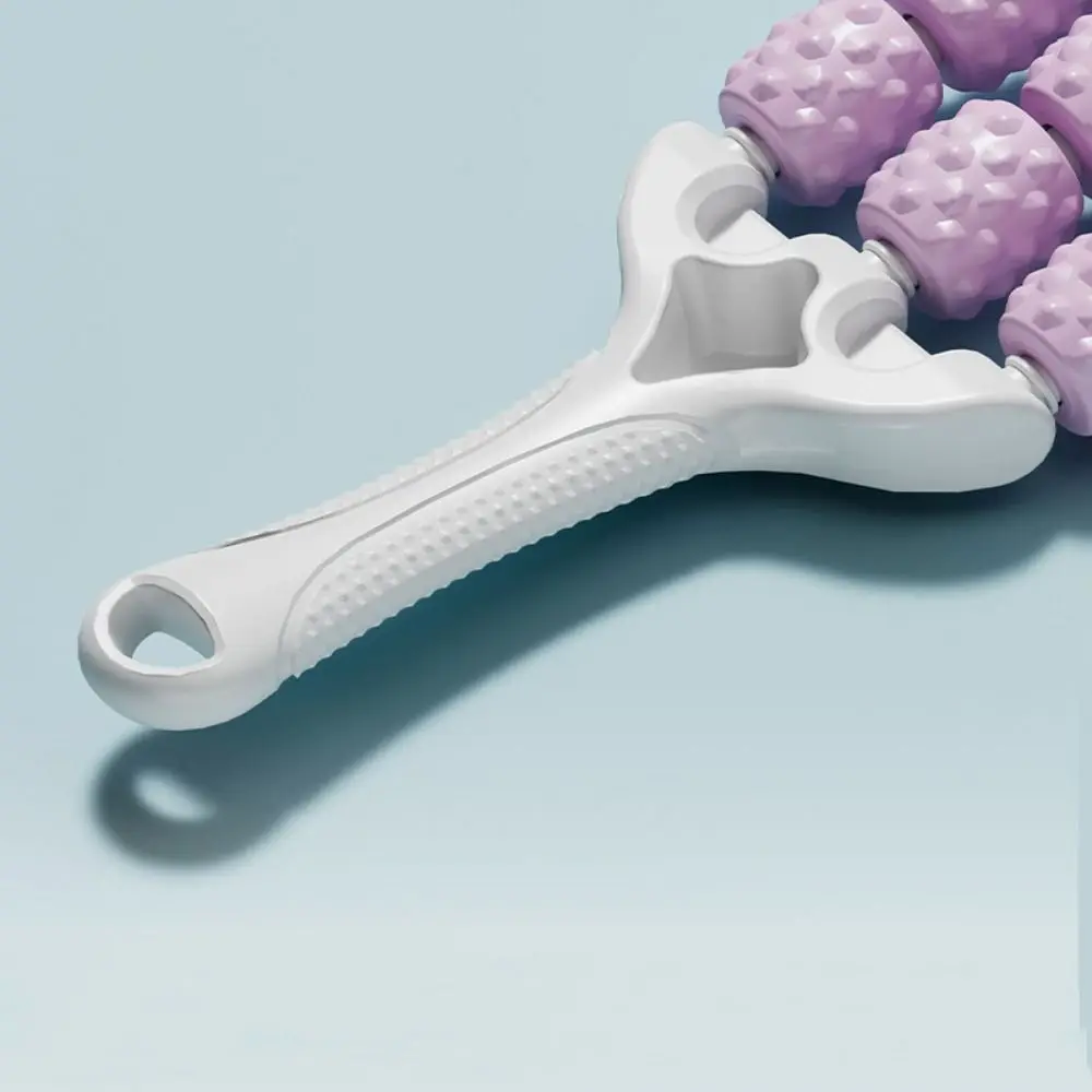 

Портативный трехрядный изогнутый массажный ролик, многофункциональная массажная палочка для фитнеса, йоги, спортивная расслабляющая палочка для мышц, фасций, рук