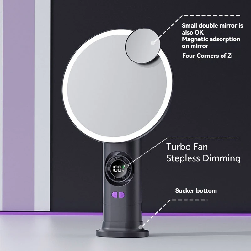 

Регулируемое зеркало для макияжа с LED-подсветкой, увеличительное настольное зеркало для макияжа. Зеркало для макияжа с увеличением и LED-подсветкой.