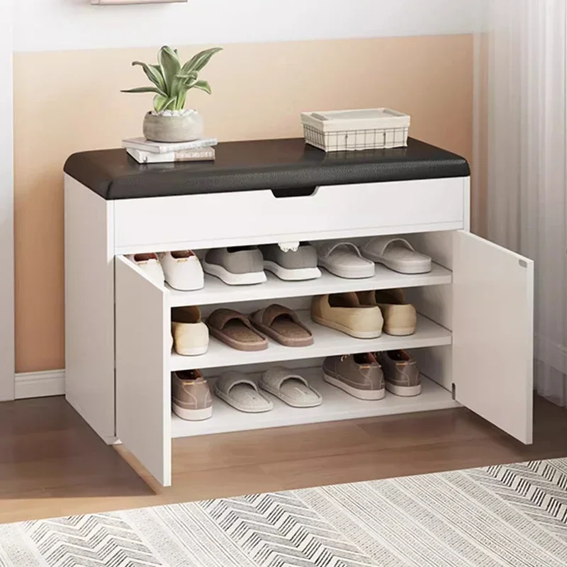 Entryway Modern Nordic Shoe Rack Luxury Simple Small Minimalist Dorm Shoe Cabinets Bench Narrow Szafka Na Buty Hall Furniture