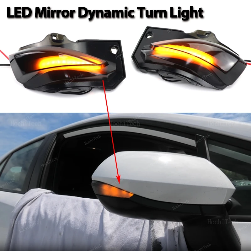 2PCS LED Dynamic Turn Signal Light Mirror Indicator Blinker Lamp for Toyota Corolla Sport E210 Sienta XP170 Yaris XP210 2019-21