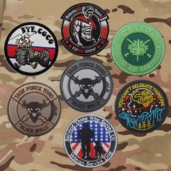 Boxing and Hegemony Sports Tactical Badges Task Force Toro Embroidery Military  Patch Stickers On Clothing With Hook And Loo