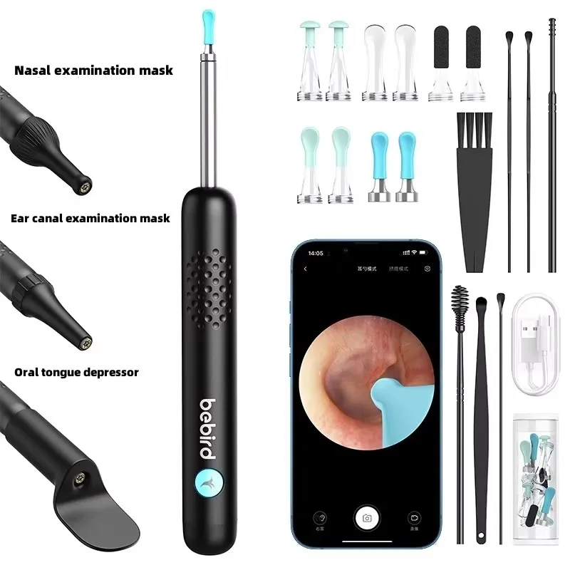 Bebird R3 Ultra Ear Cleaner Minifit Ear Wax Removal Tool Mini Nose Mouse Examine HD Camera Earpick Otoscope Personal Health Care