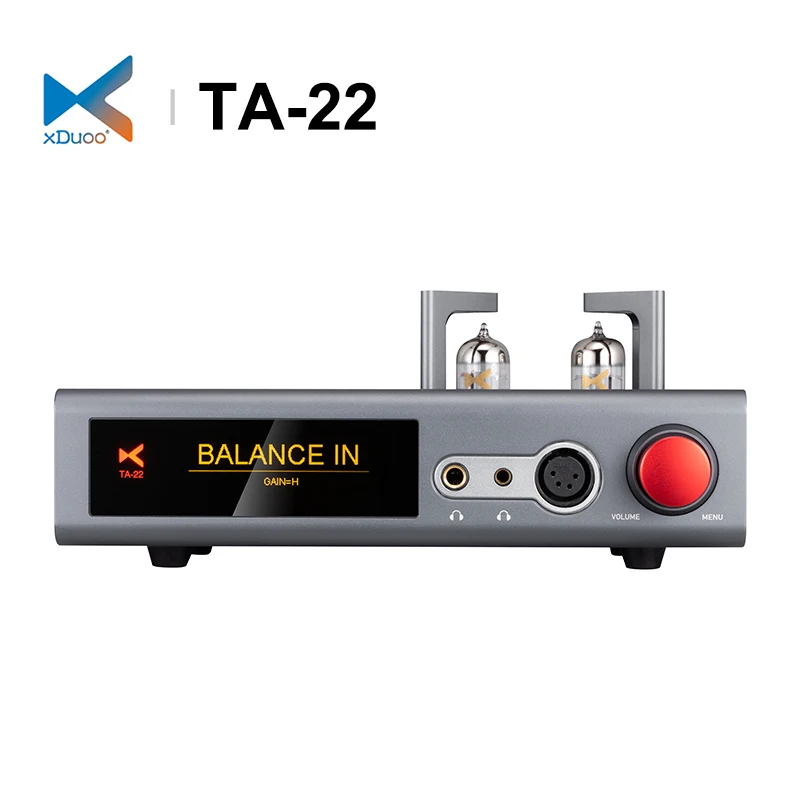 

XDUOO TA-22 TA22 High Performance Bluetooth 5.1 DAC AMP Tube Balance Headphone Amplifier dual ES9038Q2 PCM 32bit/384KHz DSD256