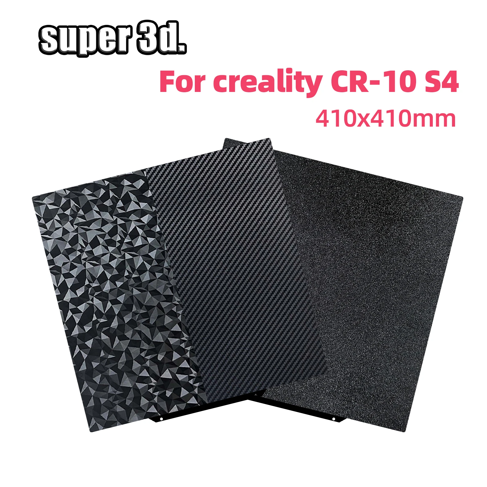 

PEI Textured Build Plate For Anycubic kobra2 Max Double Sided pei Spring Steel Sheet PEO PET Heated Bed For 3D Printer CR10 S4