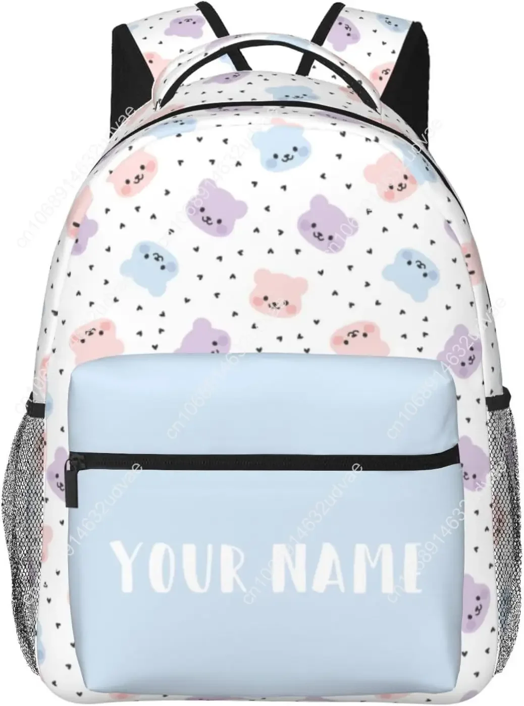 Personalized Backpack for  Custom Backpacks with Name for , Customized Little Bear School Bookbag for Back to Sch
