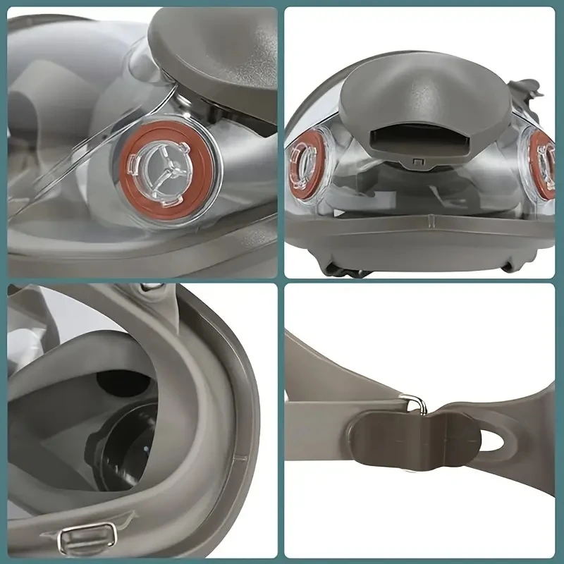 Maska pełnotwarzowa 6800, maska gazowa, maska ochronna przed rozpryskami, przemysłowa maska gazowa, respirator, nowa maska gazowa, ochrona przed formaldehydem