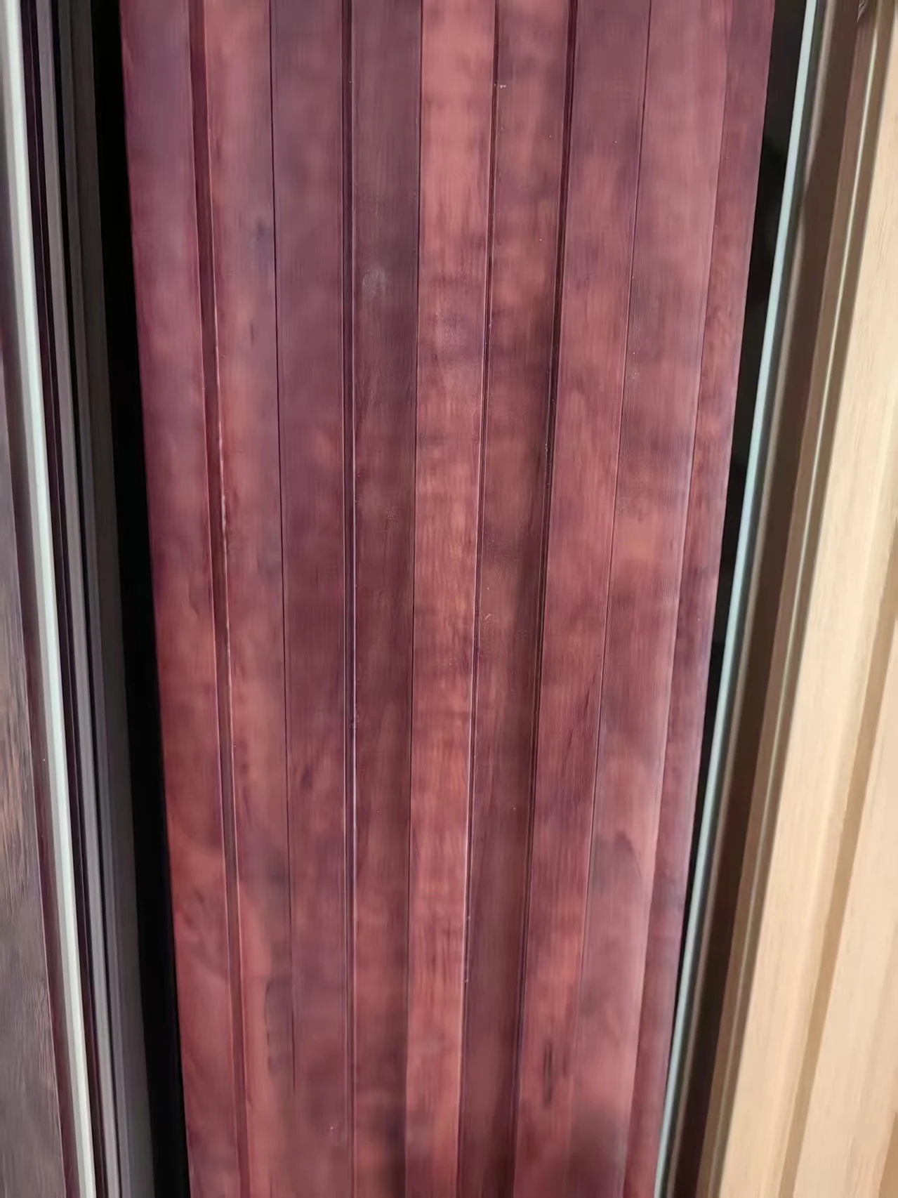2026 Quick Installation Modern Waterproof Entrance TV Grille Background PVC WPC Wall Panel for Home Decor Fluted Indoor Decorati