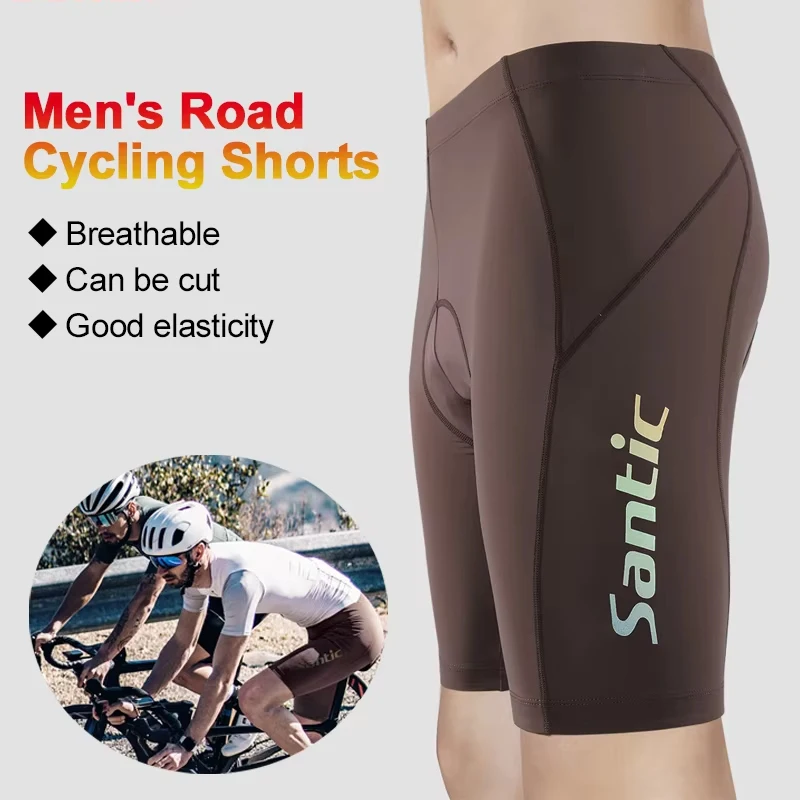 Men\'s Cycling Shorts Cuttable Elastic Male Shorts Professional Cushion Bicycle Clothing Quick-drying Road Cycling Clothes