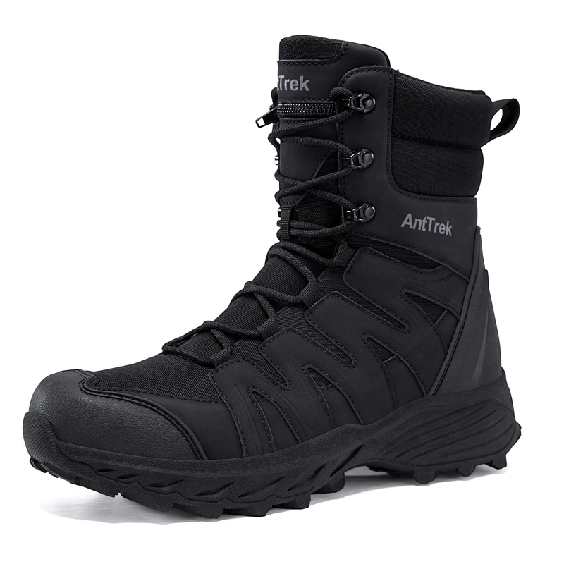 Outdoor Tactical Boots, Camping Hiking Boots, High-Top Men's Large Size Military Training Boots