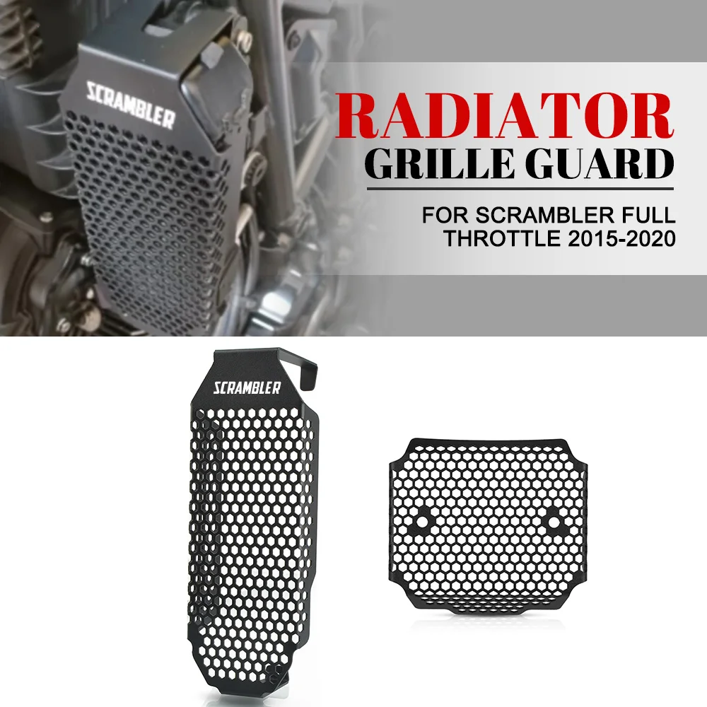 

Motorcycle For Ducati Scrambler Full Throttle 2015-2016-2017-2018-2019-2020 Oil Cooler Guard AND Rectifier Guard Protection