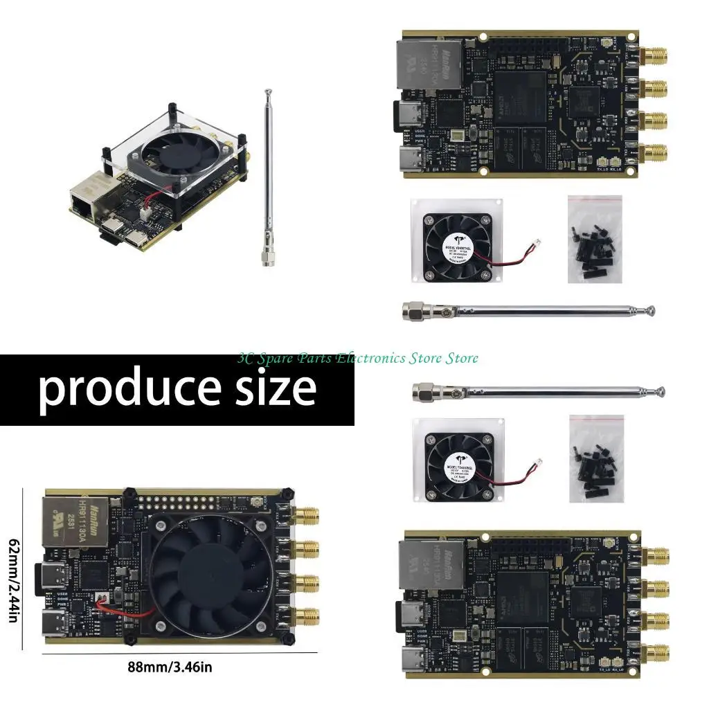SZ Feature Rich Zynq7020 Software Defined Radio Board Supporting 70MHz To 6GHz With FT2232 Debugger