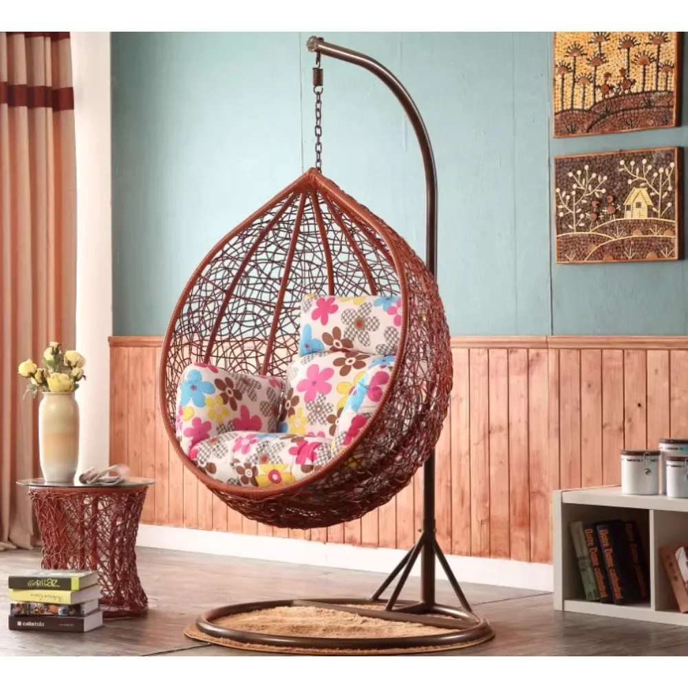 

Swing Hammock Indoor Balcony Bird's Nest Hanging Basket Lazy Chlorophytum Cradle Chair rattan furniture muebles jardín