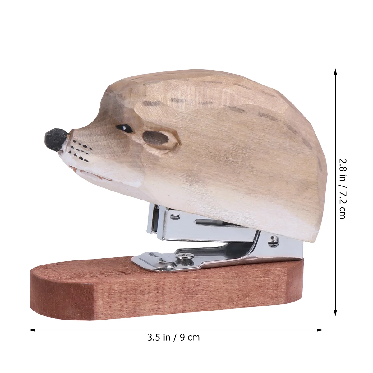 Decor Animal Wooden Book Sewer Decorate Staple 12*6*4cm Manual Stapling Machine Portable Stapler Student Stationery