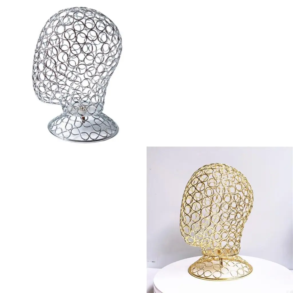

Metal Mannequin Head Stand Headdress Display Stand Iron Texture Suitable for Displaying Wigs Hats Caps and Headdress