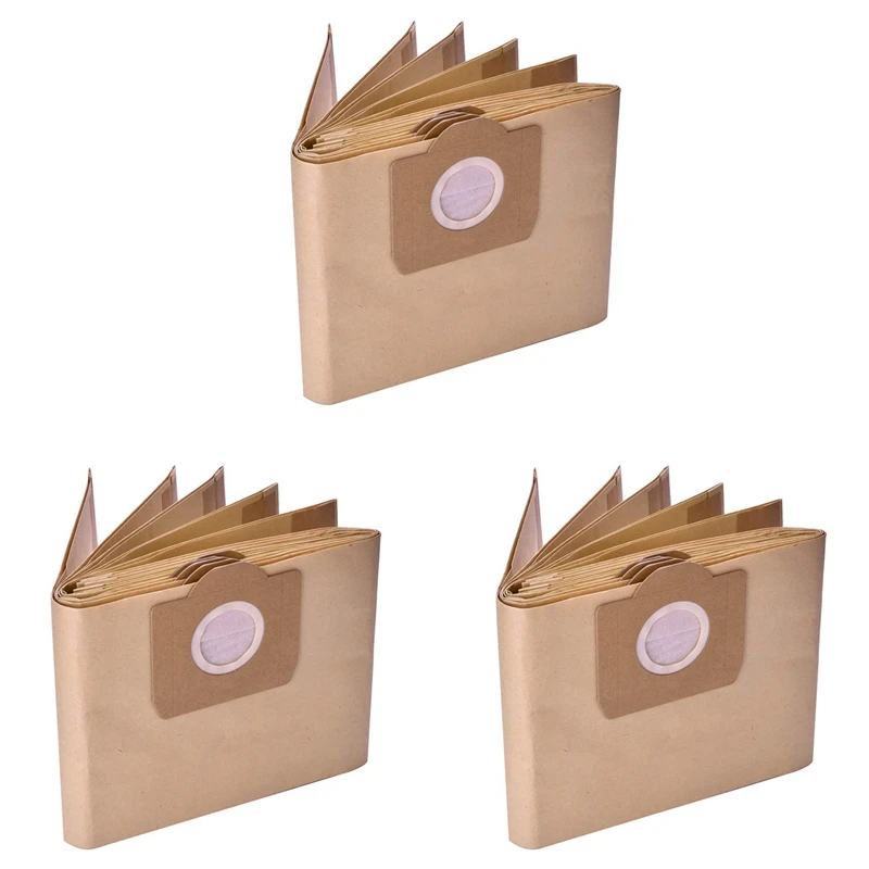 

30 Pack 6.959-130.0 Paper Filter Dust Bag A 2201/2204/2504 For Karcher WD3 WD3P Wet & Dry Vacuum Cleaner Replacementeco-Friendly