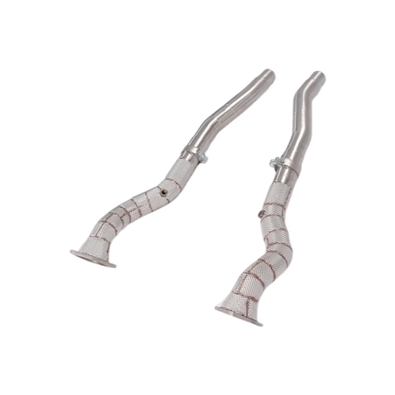 Custom High Flow Performance Exhaust Downpipe for Ferrari FF GT4C Header Exhaust Pipes Catted Downpipe