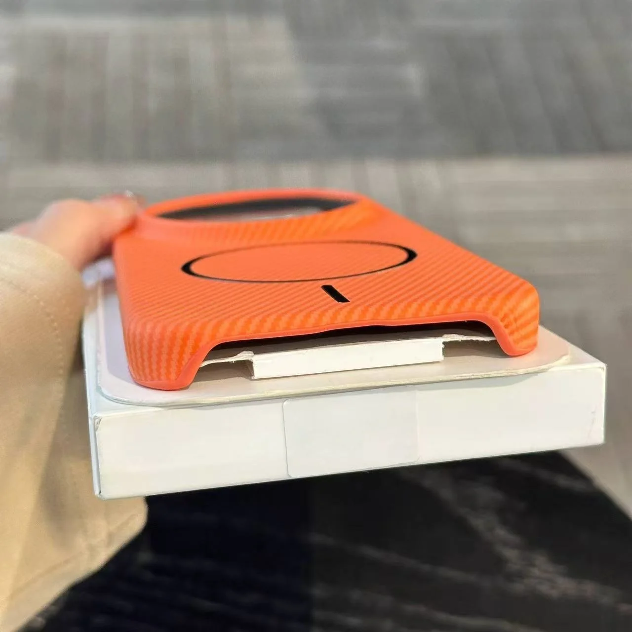 Ultra Thin Carbon Fiber Plastic For Magsafe Magnetic Case For Xiaomi 17 Pro Max 15 15T 14 14T Pro Ultra Shockproof Matte Cover - view 4