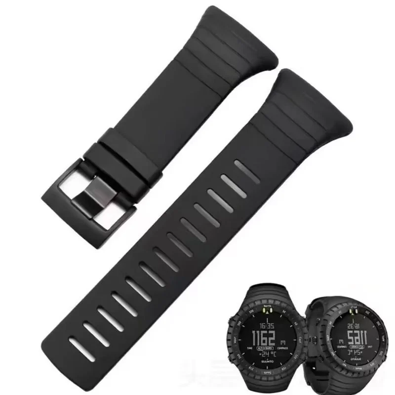 

High Quality Rubber Watch Strap for SUUNTO CORE Series Silicone Waterproof Watch Band Bracelet Accessories with Tool 35mm