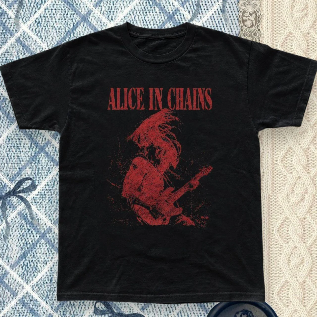 Rock Band Alice in Chains Jar of Flies Album Graphic T-shirt Men's Women Gothic Punk Pop Music Streetwear Male Fashion T Shirts