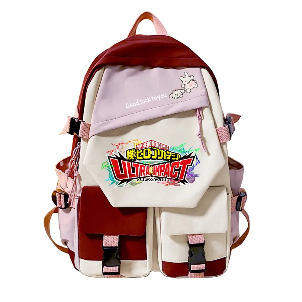 

Школьные сумки в стиле аниме Boku No Hero Academia для девочек, подростковые рюкзаки My Hero Academia, манга, женский рюкзак, сумка Mochila Escolares