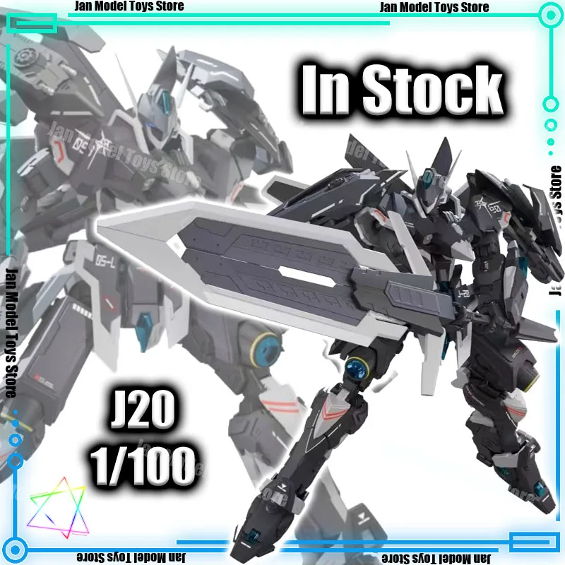 

In Stock Xiwanshe 1/100 J-20 Cangwe Alloy skeleton Kits Assembly Model Kits Anime Action Figure Robot Plastic Model Gifts Toys