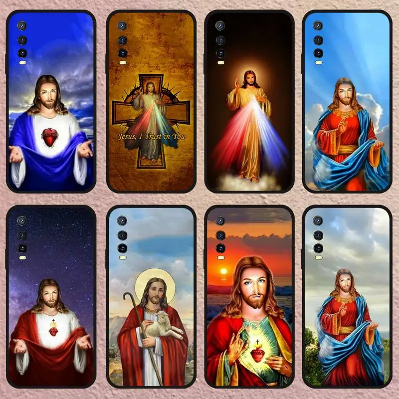 Divine Mercy Jesus Cross Phone Case For Vivo Y95 Y93 Y91 Y85 Y75 Y20 Y21 V19 V15 V17 Pro X60 Nex Black Soft Silicone Cover