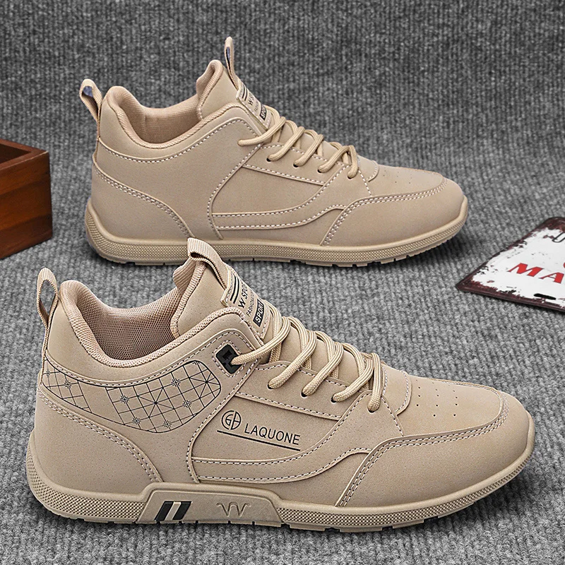 Men\'s Flat Sports Shoes Autumn 2024 New Outdoor Men\'s Vulcanized Shoes Casual Running Shoes Versatile Fashion Trend Work Boots