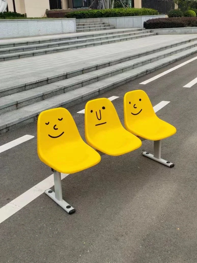 outdoor chairs, stand chairs, hospital waiting plastic chairs, gymnasium, three person leisure seats